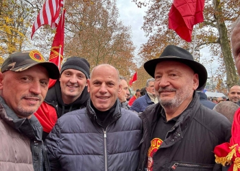 Ramiz Lladrovci pjesë e protestës në Strasburg: Lufta e UÇK-së nuk mund të njolloset