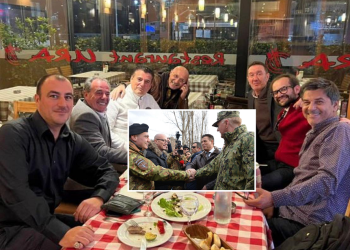 Agim Bahtiri sqaron fotot me Rakiqin e Shehollin