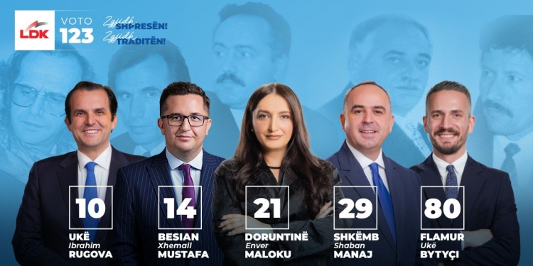 Doruntinë Maloku publikon listën e kandidatëve, bij e bija të themeluesve të