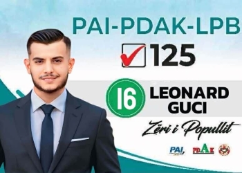 Leonard Guci, artisti nga Lipjani, hyn për herë të parë në politikë