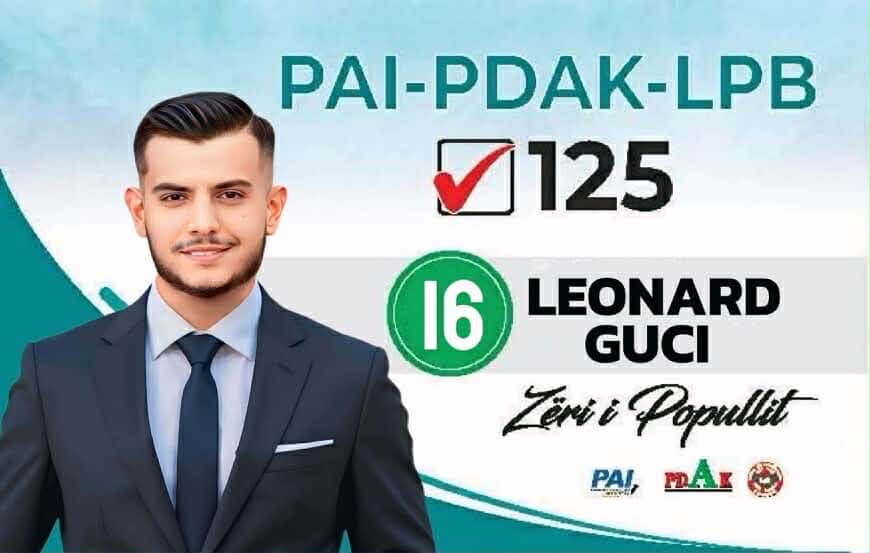 Leonard Guci, artisti nga Lipjani, hyn për herë të parë në politikë