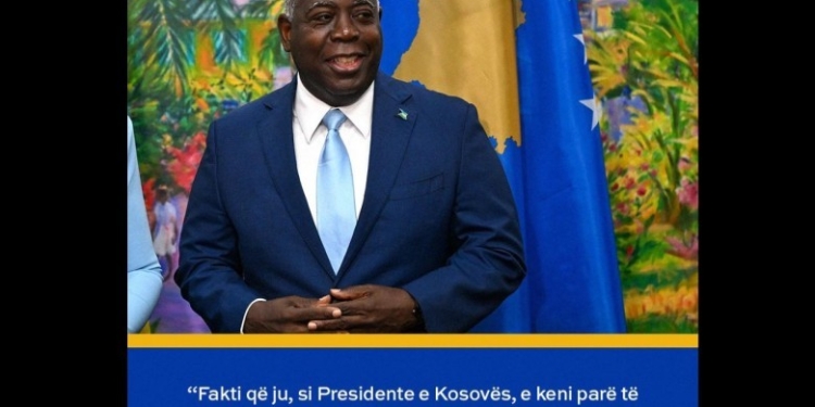 Vetëm një ditë pas njohjes, Osmani publikon deklaratën e kryeministrit të Bahameve për Kosovën