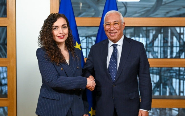 Osmani falenderon liderët e Bashkimit Evropian për heqjen e masave ndaj Kosovës