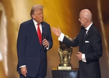 Trump merr çmimin e Paqes nga FIFA, thuhet se “ndaloi luftën mes Kosovës dhe Serbisë”