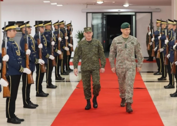 Komandanti i FSK-së takon homologun nga Lituania, flasin për situatën e sigurisë