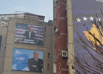 Familja Geci vendos fotografinë e Trumpit në Prishtinë: Miqësi e përhershme me ShBA-në