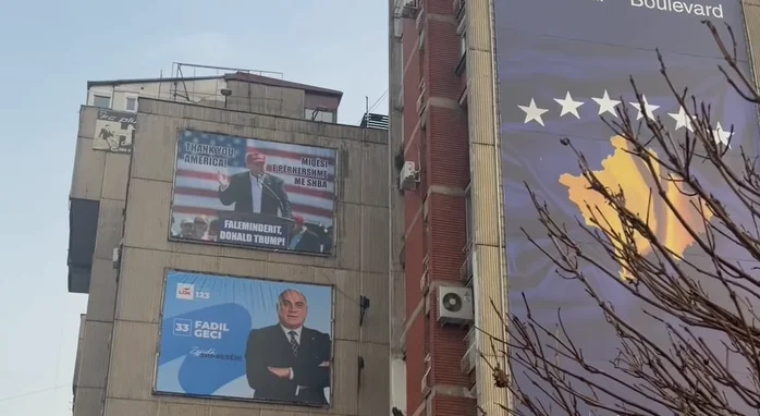 Familja Geci vendos fotografinë e Trumpit në Prishtinë: Miqësi e përhershme me ShBA-në