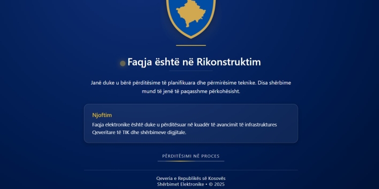 Dhjetë ditë pas njoftimit – shërbimet shtetërore online ende jashtë funksionit