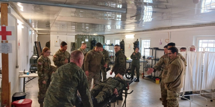 FSK pjesë e ushtrimit “KFOR 36” në Gjermani, ofron mbështetje mjekësore me Ushtrinë Amerikane