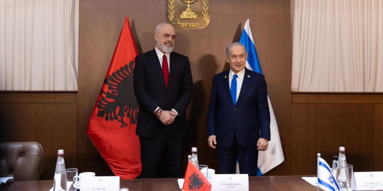 Edi Rama takohet me Benjamin Netanyahu në Izrael