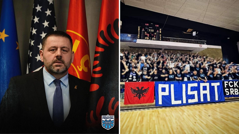 ‘Plisat’ e ndërprejnë përkohësisht ndeshjen ndaj Yllit, protestojnë kundër Bekë Berishës