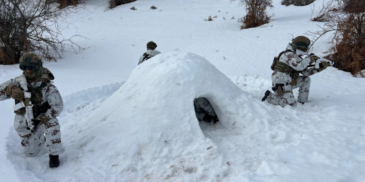 Batalioni i Forcave Speciale të Shqipërisë, stërvitje dimërore 72-orëshe