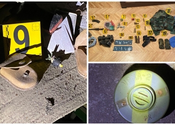 Armatim, mina dhe uniforma të Policisë së Serbisë zbulohen në një shtëpi të braktisur në Mitrovicë të Veriut