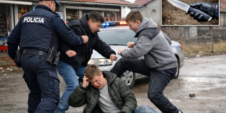 Rrahje mes të miturve në Arllat – njëri përfundon me lëndime të rënda, gjendet edhe thikë te njëri i dyshuar