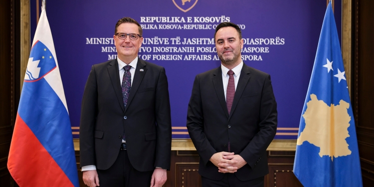 Kosova dhe Sllovenia forcojnë bashkëpunimin për marrëdhënie të qëndrueshme