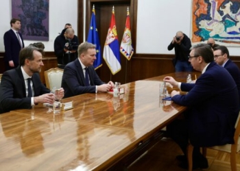 Sorensen thotë se pati ‘‘diskutime të mira’’ me Vuçiq e Petkoviq: U përqendruam në zbatimin e të gjitha obligimeve të dialogut