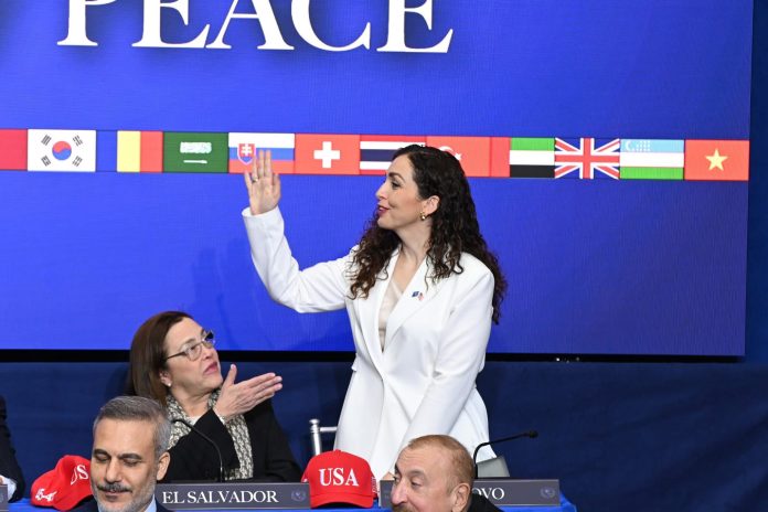 Osmani ndan foto nga Bordi i Paqes: Bashkë me Amerikën dhe aleatët për paqen, sigurinë dhe të ardhmen