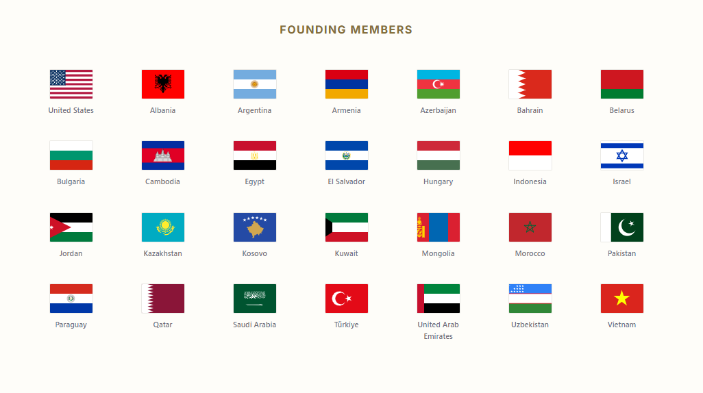 Bordi i Paqes lanson faqen zyrtare, Kosova dhe Shqipëria ndër shtetet themeluese me flamujt e tyre