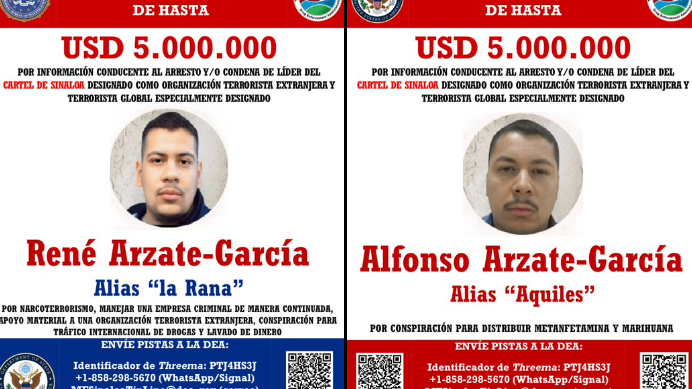 Pas “El Menchos”, SHBA ofron 10 milionë dollarë shpërblim për kapjen e udhëheqësve të kartelit Sinaloa