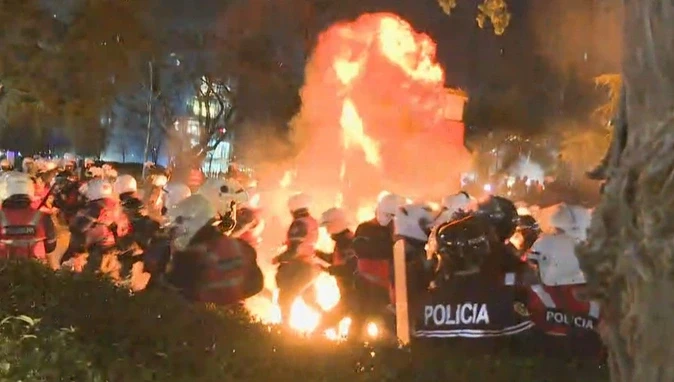 Shkon në 8 numri i policëve të lënduar pas protestave të opozitës në Shqipëri