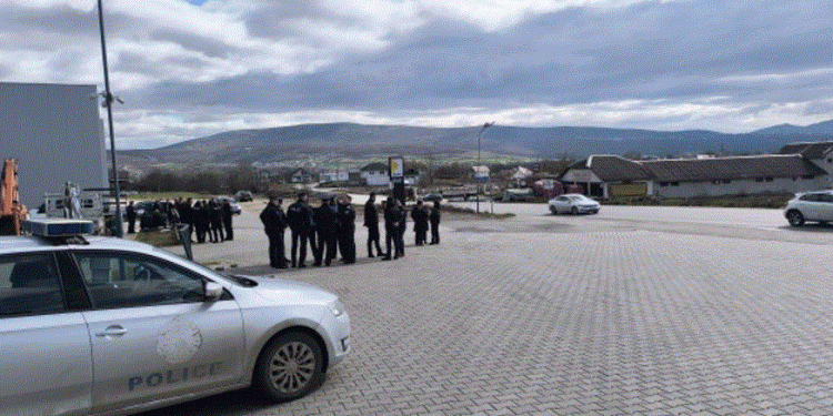Para protestës në Grabanicë shihet numër i madh i policëve