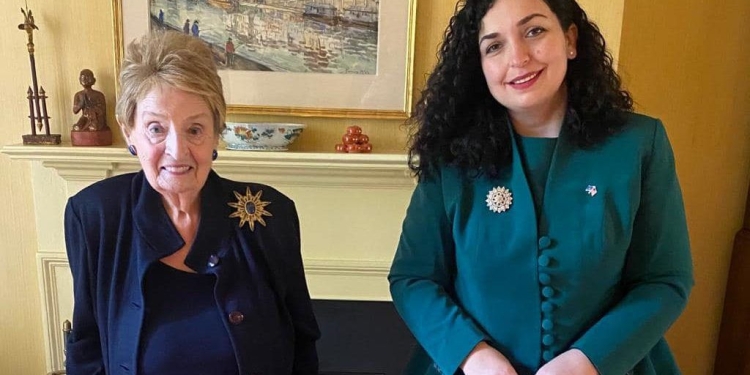 Osmani: Albright ishte figurë kyçe në rrugën e Kosovës drejt lirisë