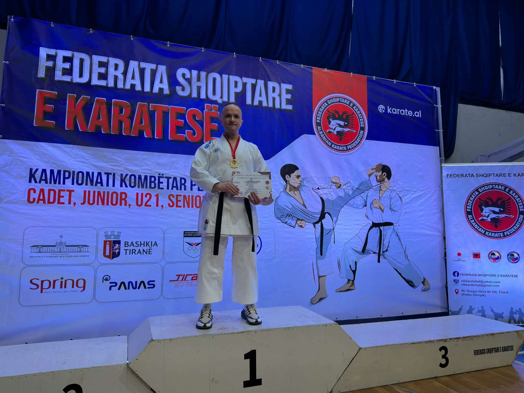 Getoar Rexhepi Oficeri i FSK-së, shpallet Kampion Kombëtarë i Karatesë