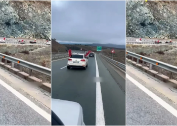 Dhjetëra tifozë nga Shqipëria nisen drejt Prishtinës për përkrahje të Kosovës
