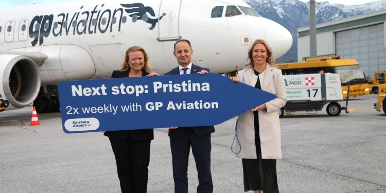 Nisin fluturimet direkte Prishtinë-Salzburg-Prishtinë, dy herë në javë
