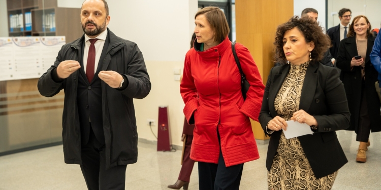 Ndërkombëtarët vizitojnë Mitrovicën e Veriut për zbatimin e marrëveshjes së 14 marsit