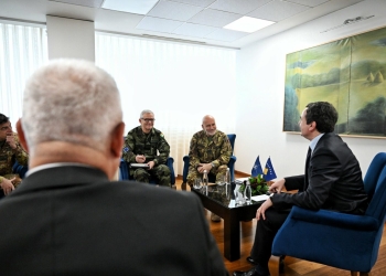 Kurti pret në takim delegacionin Ushtarak të NATO-s – u flet për “rritjen e nivelit të sigurisë, me theks në veri”