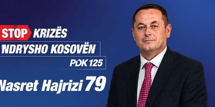 Njihuni me 79-shin e PDK-së, Nasret Hajrizi