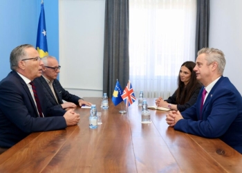 Hamza pret ambasadorin britanik, diskutojnë për zgjedhjet e 7 qershorit