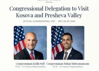 Sot vijnë në Kosovë kongresistët amerikanë Keith Self dhe Suhas Subramany