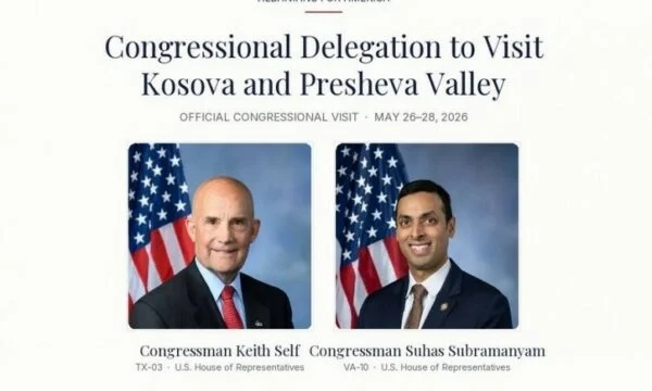 Sot vijnë në Kosovë kongresistët amerikanë Keith Self dhe Suhas Subramany