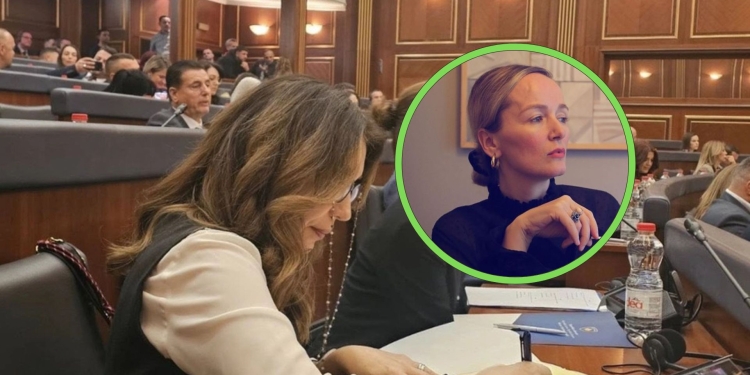 “Nuk është art, është përçarje”: Adelina Thaçi-Meta godet Adriana Matoshin për gjuhën e përdorur