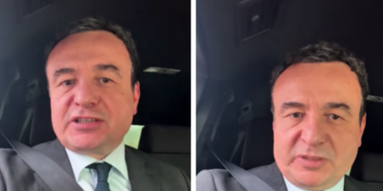 Kurti me video nga vetura thirrje mërgatës: Regjistrohuni për të votuar, afati po përfundon