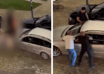 Ngjarje e rëndë në Shkodër – shoferi përplas me makinë katër persona, pamje