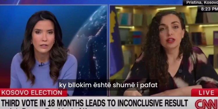 Osmani në CNN: Pa institucione të themeluara shpejt, ëndrra e Kosovës për NATO-n dhe BE-në mbetet larg