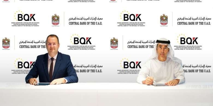 BQK nënshkruan marrëveshje me Bankën Qendrore të Emirateve