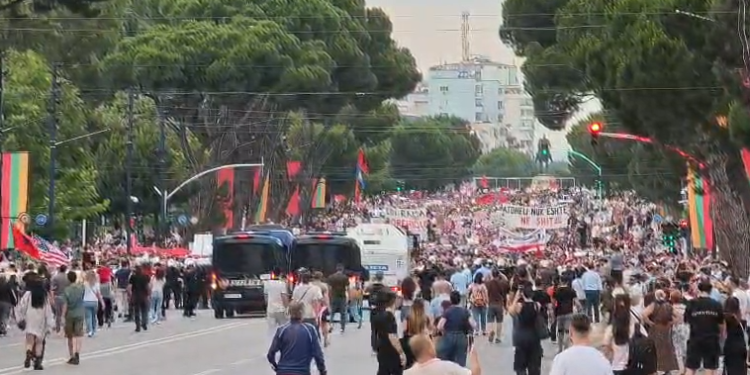 Dita e katër e protestës kundër projektit në Zvërnec, përplasje mes policisë dhe protestuesve