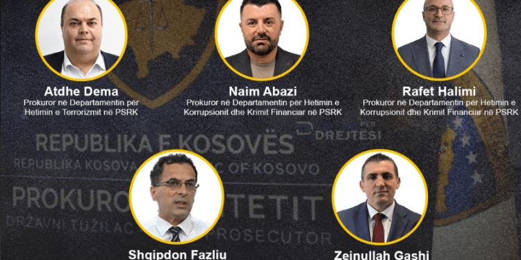 KPK miraton kandidaturat e pesë prokurorëve për Kryeprokuror të Shtetit