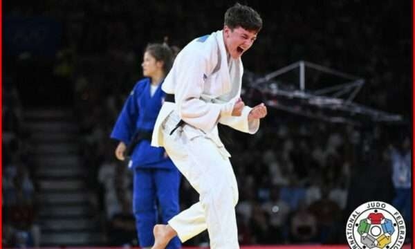 Laura Fazliu shkëlqen në Kinë, siguron medaljen e bronztë në Grand Prix