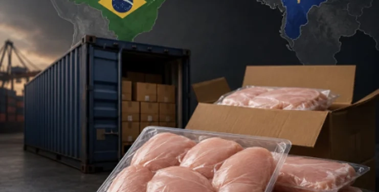 Brazili “ushqen” Kosovën me mish pule, ja shtetet nga ku u importuan miliona kilogramë