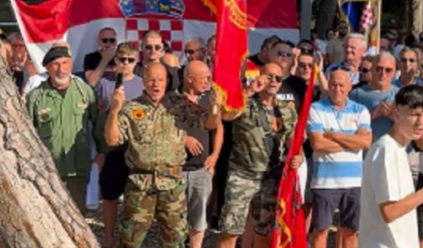 Shqiptarët protestojnë në Zarë në mbështetje të ish-krerëve të UÇK-së