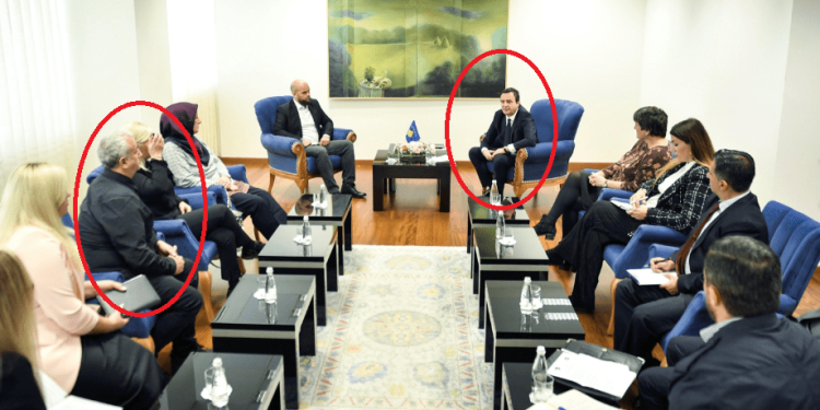 Fehim Sali, i dyshuari për spiunazh, pritej nga Kurti në Zyrën e Kryeministrit
