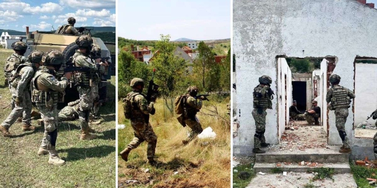 Ushtarët hungarezë të KFOR-it zhvillojnë ushtrim ushtarak pranë Obiliqit, në fokus ‘luftimet’ në mjedis urban