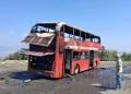 Autobusi përfshihet nga zjarri në Shkup, nuk raportohet për të lënduar