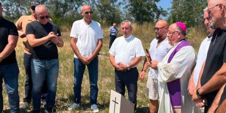 Tentim për vendosjen e gurthemelit të kishës në Zagorë të Vushtrrisë, Komuna: Nuk kishin leje, njoftuam policinë