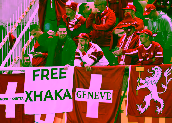 “Free Xhaka”, tifozët zviceranë i dalin në krah Granit Xhakës në ndeshjen ndaj Maqedonisë së Veriut